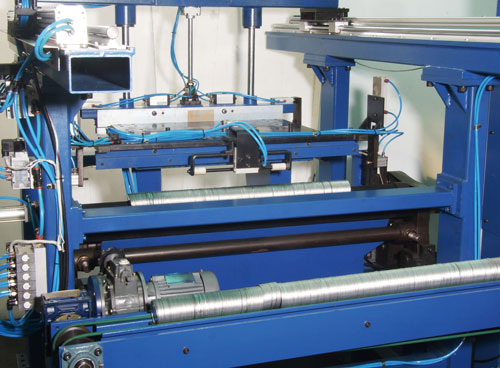 SJA-1013 Ends Roll Wrapper And Palletizer