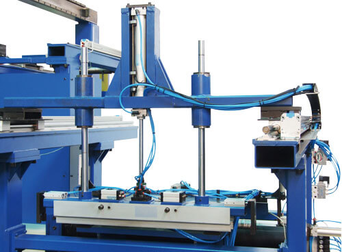 SJA-1013 Ends Roll Wrapper And Palletizer